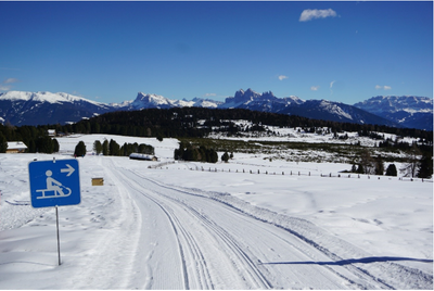 Photo about the View of the Dolomite Alps.