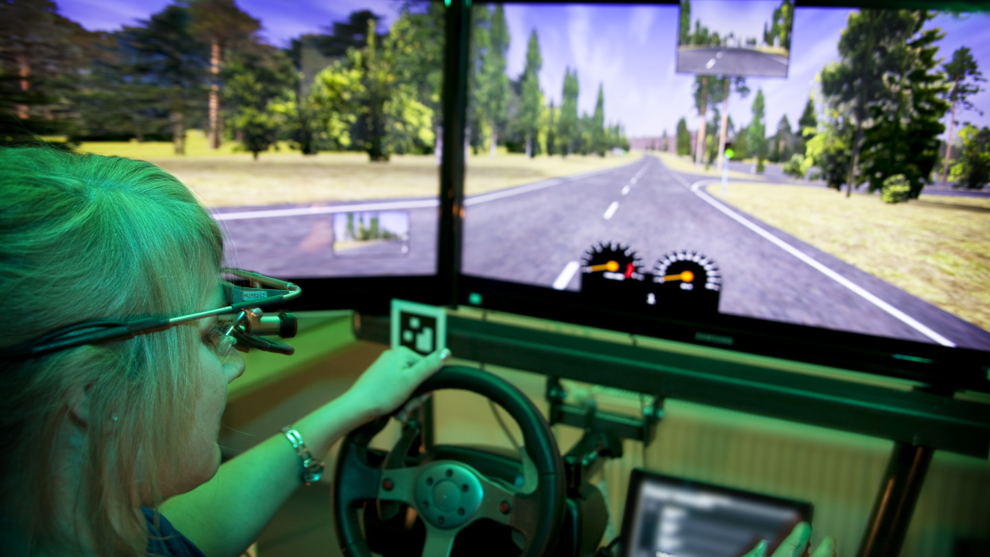A driving simulator study