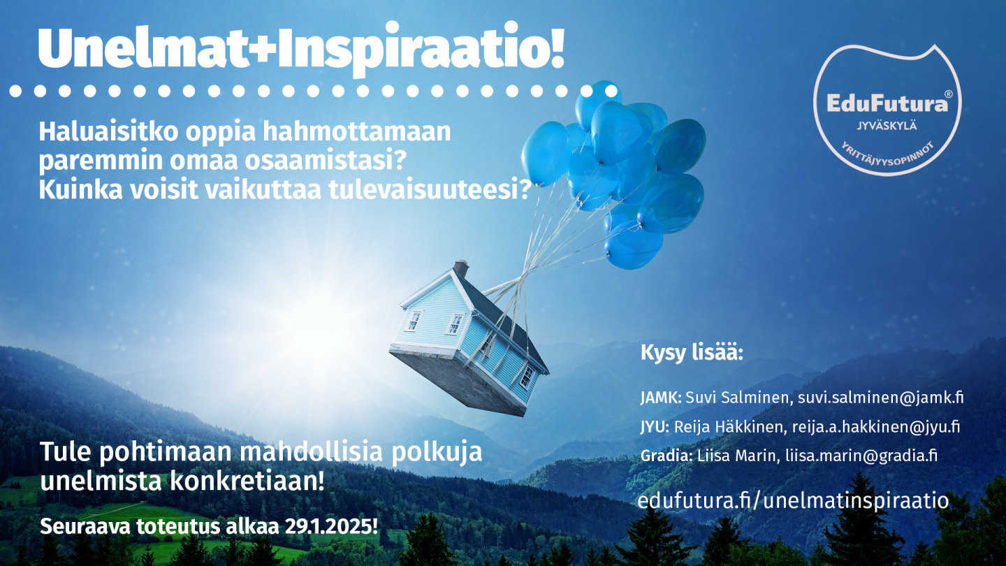 Unelmat+Inspiraatio! 29.1.2025