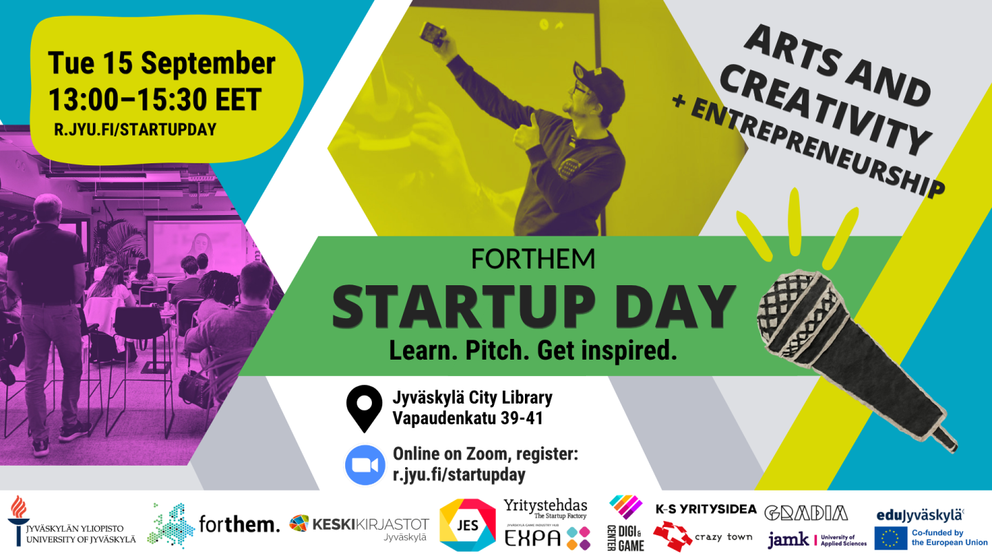 FORTHEM Startup Day - Arts & Creativity | University of Jyväskylä