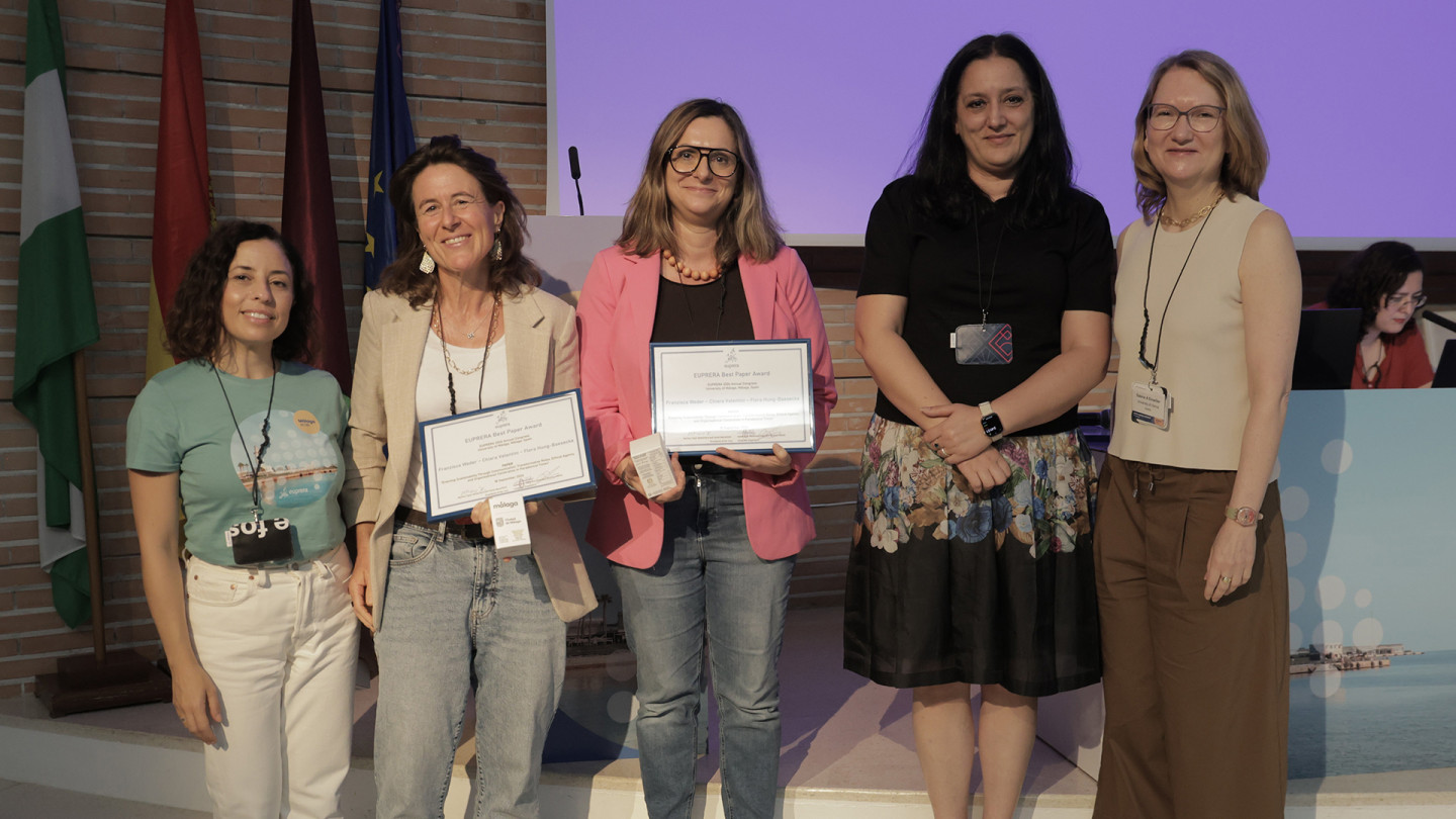 Chiara Valentini and colleagues: Best Paper Award EUPRERA 2026