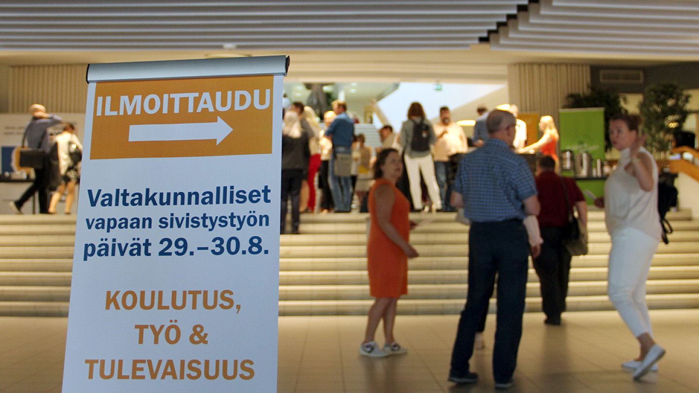 Valtakunnalliset vapaan sivistystyön päivät kokosivat kehittämistahtoista väkeä Tampereelle 29.30.8.2019.