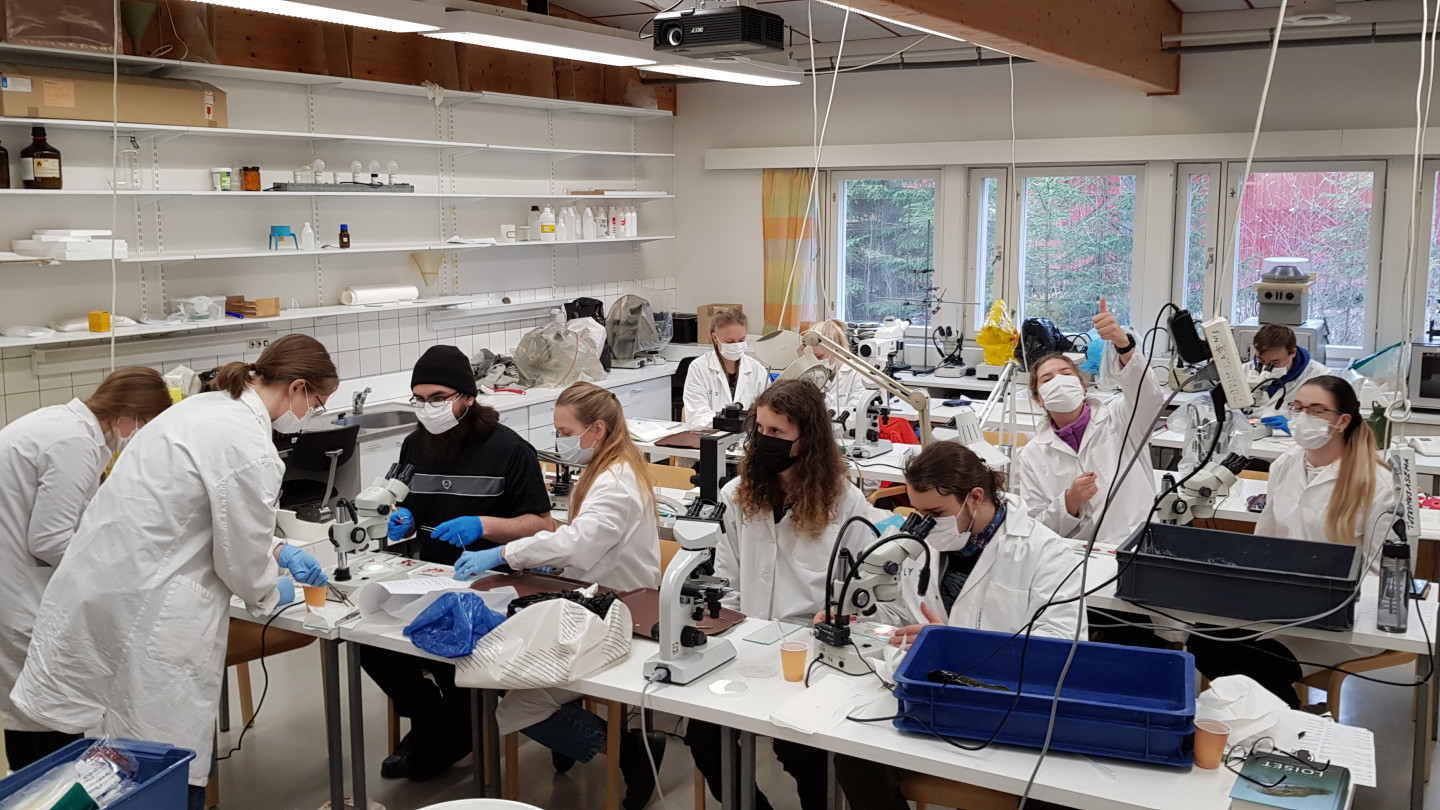 Konneveden tutkimusasema toimii biologian alan opetuksen tukikohtana.