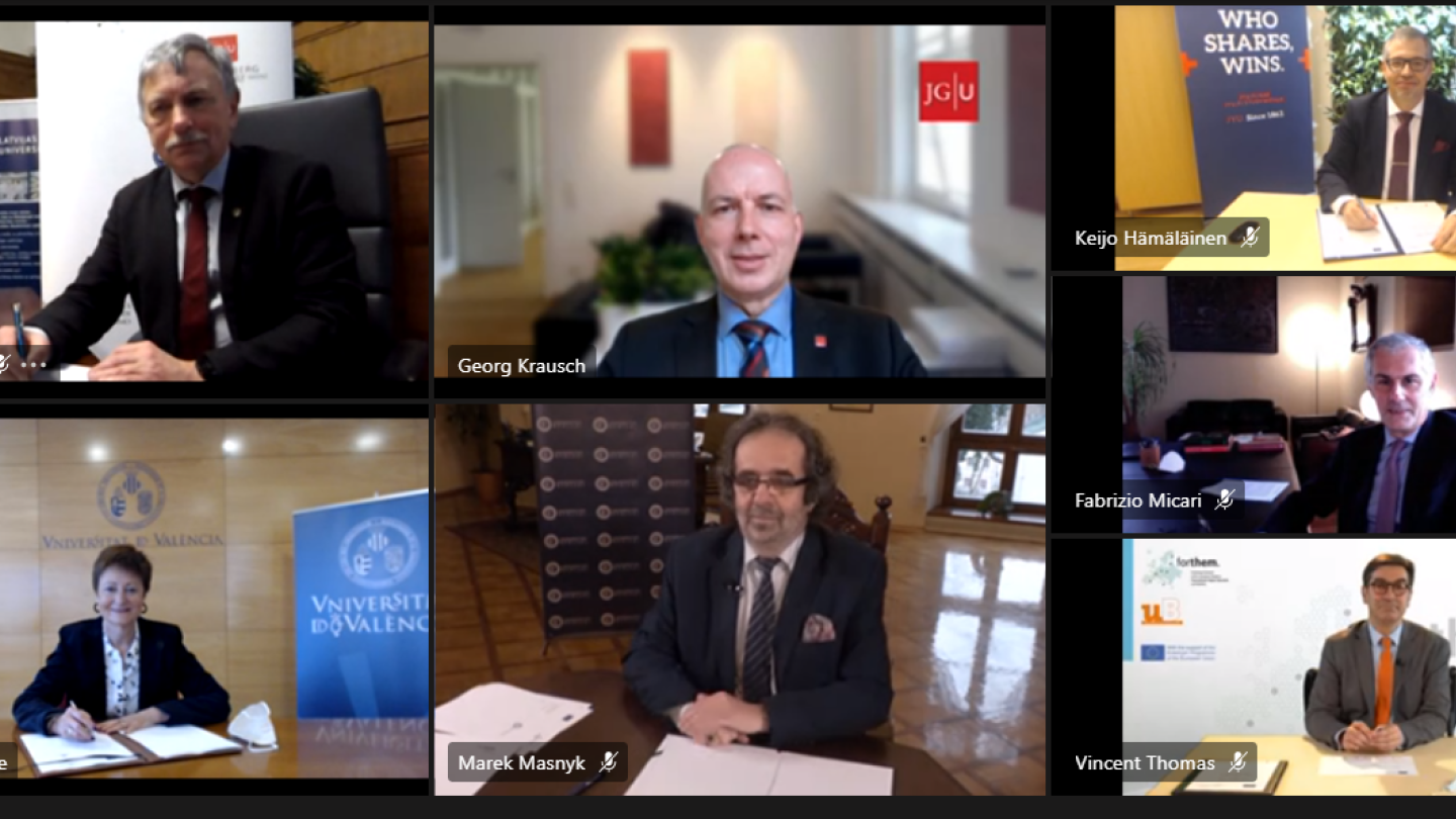 FORTHEM-yliopistojen rehtorit