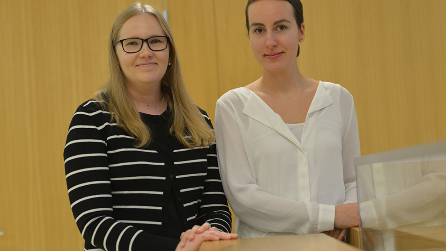 Tiina Riihinen ja Henna Huhdanpää