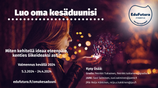 Luo oma kesäduunisi