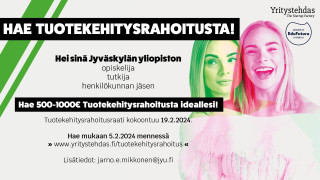 Tuotekehitysrahoitus 19.2.2024