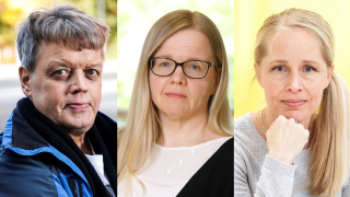 Juhani Rautopuro, Jonna Pulkkinen ja Laura Ketonen.