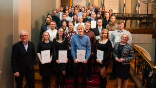 Väisälän apurahan saajia vuonna 2025.