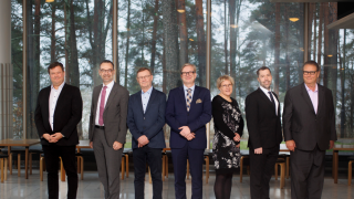 Investment Committee members from left Antti Määttä, Kimmo Jyllilä, Kari Kolu, Jari Ojala, Päivi Seppä, Patrik Louko and Ilkka Hämälä who retired from membership at the end of year 2025.