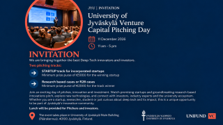 University of Jyväskylä Pitching Day Invitation
