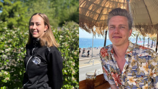 Mette Lammi ja Riku Heinonen rohkaisevat kaikkia kiinnostuneita hakemaan vastuullisen urheilujohtamisen maisteriohjelmaan.