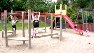 Päiväkotien piha-alueiden koko vaikuttaa lasten motorisiin taitoihin.