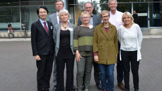 Kansainvälinen arviointipaneeli vieraili Jyväskylän yliopistossa viime syksynä. Kuva: Erno Merenko.