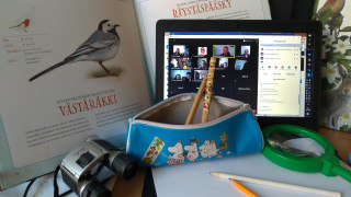 Luontoleiri verkossa, kuva: AnnaLeena Kähkönen.