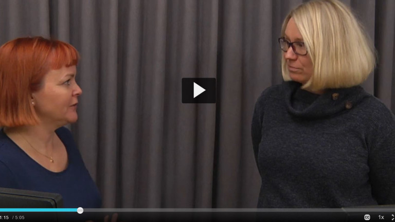 Interview with Åsa Palviainen by Elin Almér at West University, December 2019