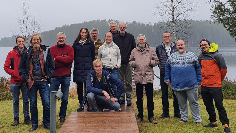 Participants in ColdWebs kickoff meeting in Konnevesi in November 2022