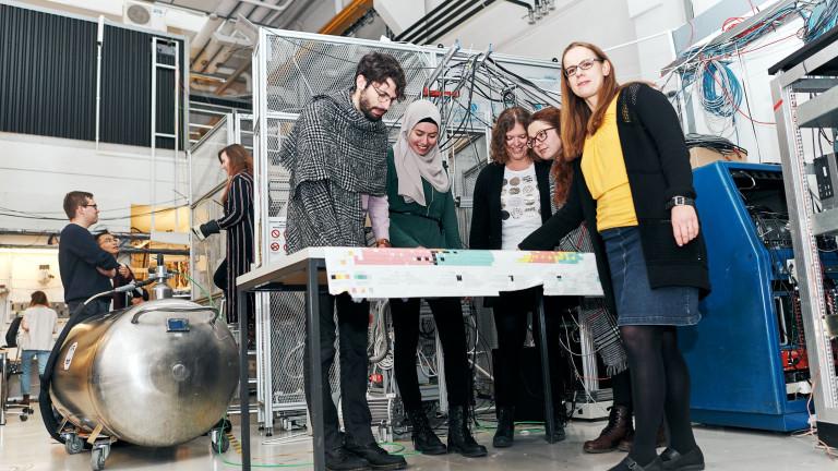 People in the IGISOL lab