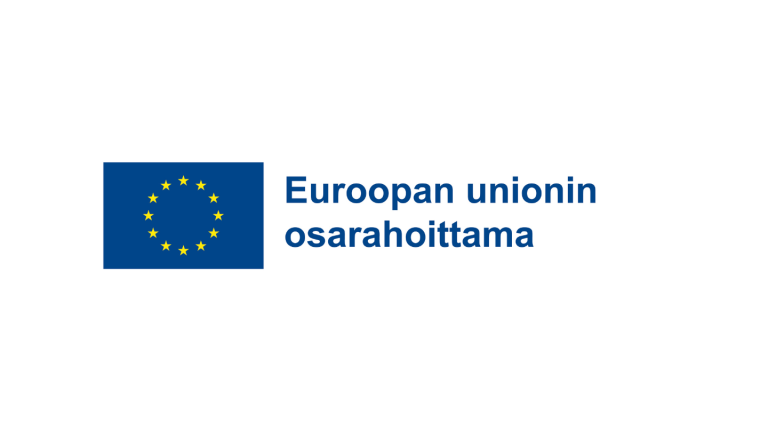 EU:n osarahoittama logo
