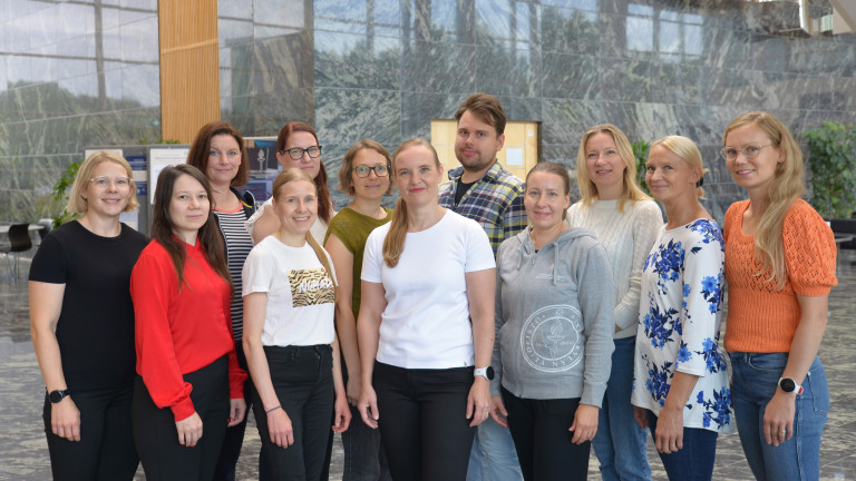 Group photo of the research team