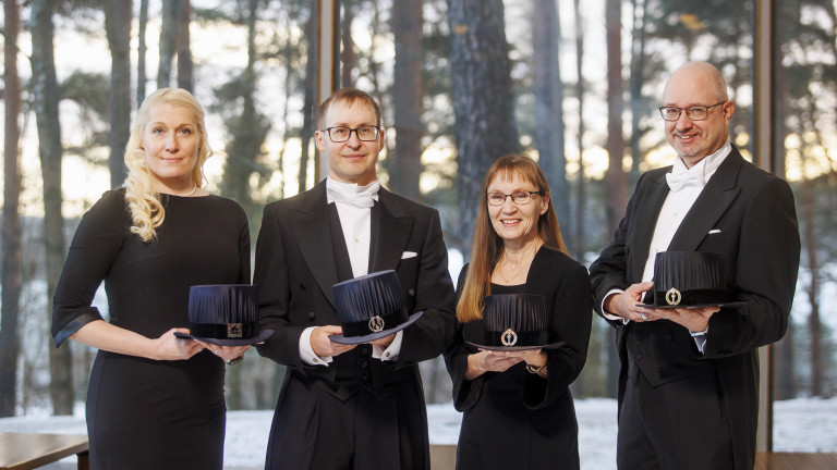 Mikaela von Bonsdorff, Juha Hulmi, Kati Turtiainen, Turo Uskali