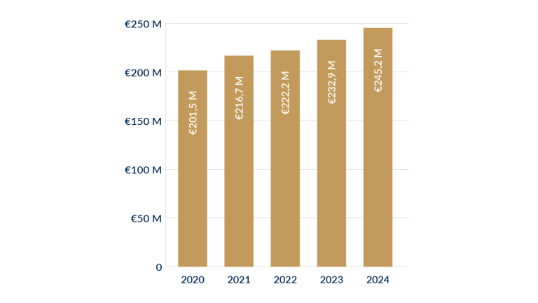 JYU turnover 2020–2024.
