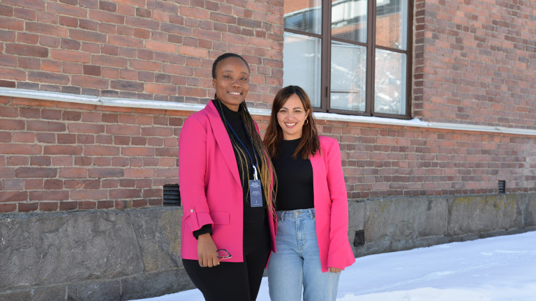 Kaksi Staff Week osallistujaa