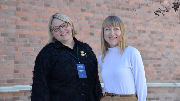 Kaksi Staff Week osallistujaa