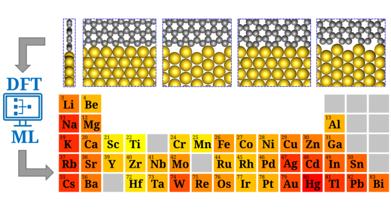  lateral graphene–metallene interfaces