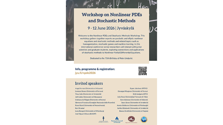 Workshop on Nonlinear PDEs and Stochastic Methods
