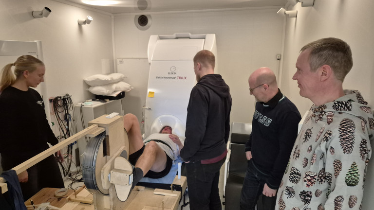 CoDesignSPORTin havainnointitapahtuma MEG-laboratoriossa