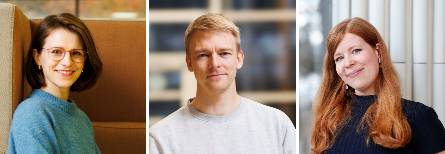 Pilvi Peura, Olli Tyrväinen ja Sari Hietamäki