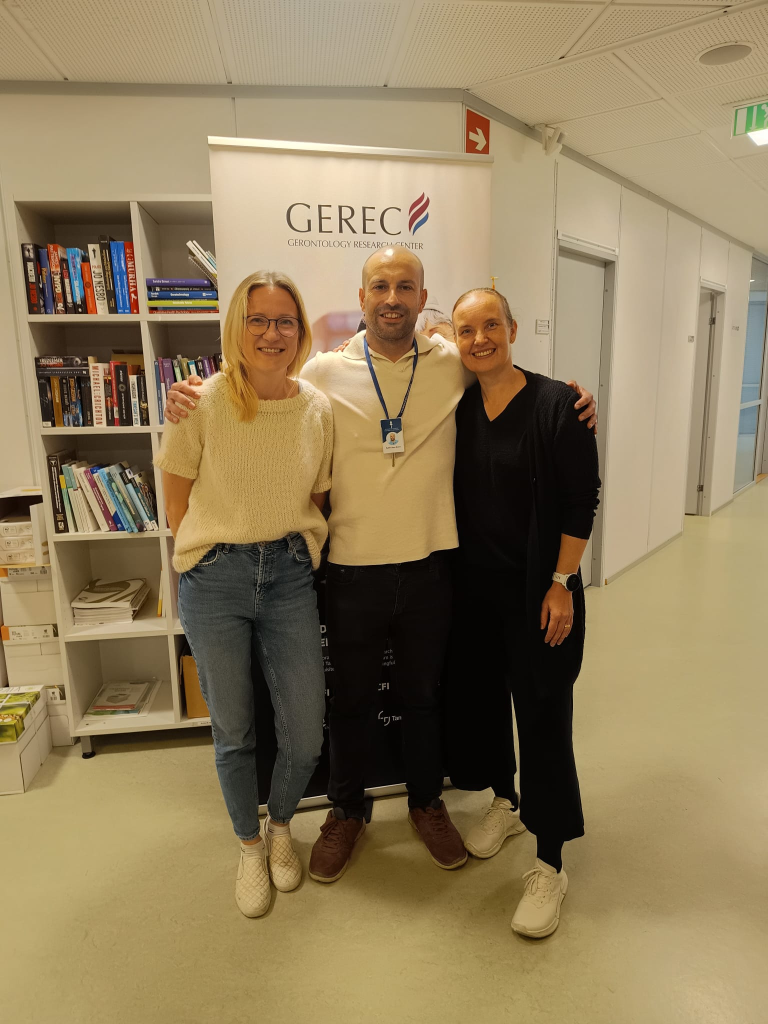 From the left Laura Joensuu, Rubén LópezBueno, and Elina Sillanpää
