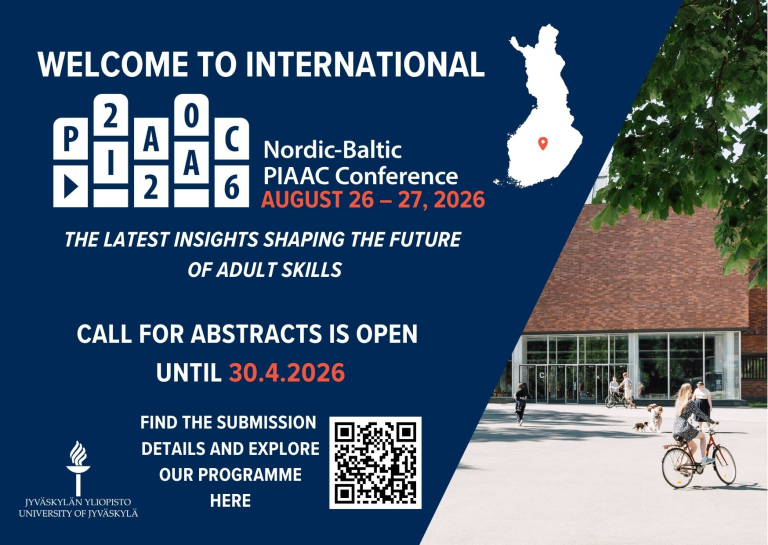 NordicBaltic PIAAC Conference Aug 2627, 2026. Call for Abstracts